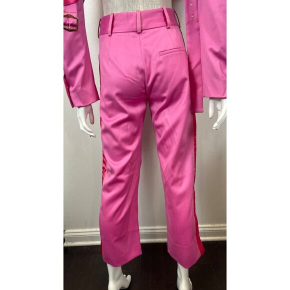 SIES MARJAN  PINK SATIN SILK PANT  SUIT - Picture 9 of 12